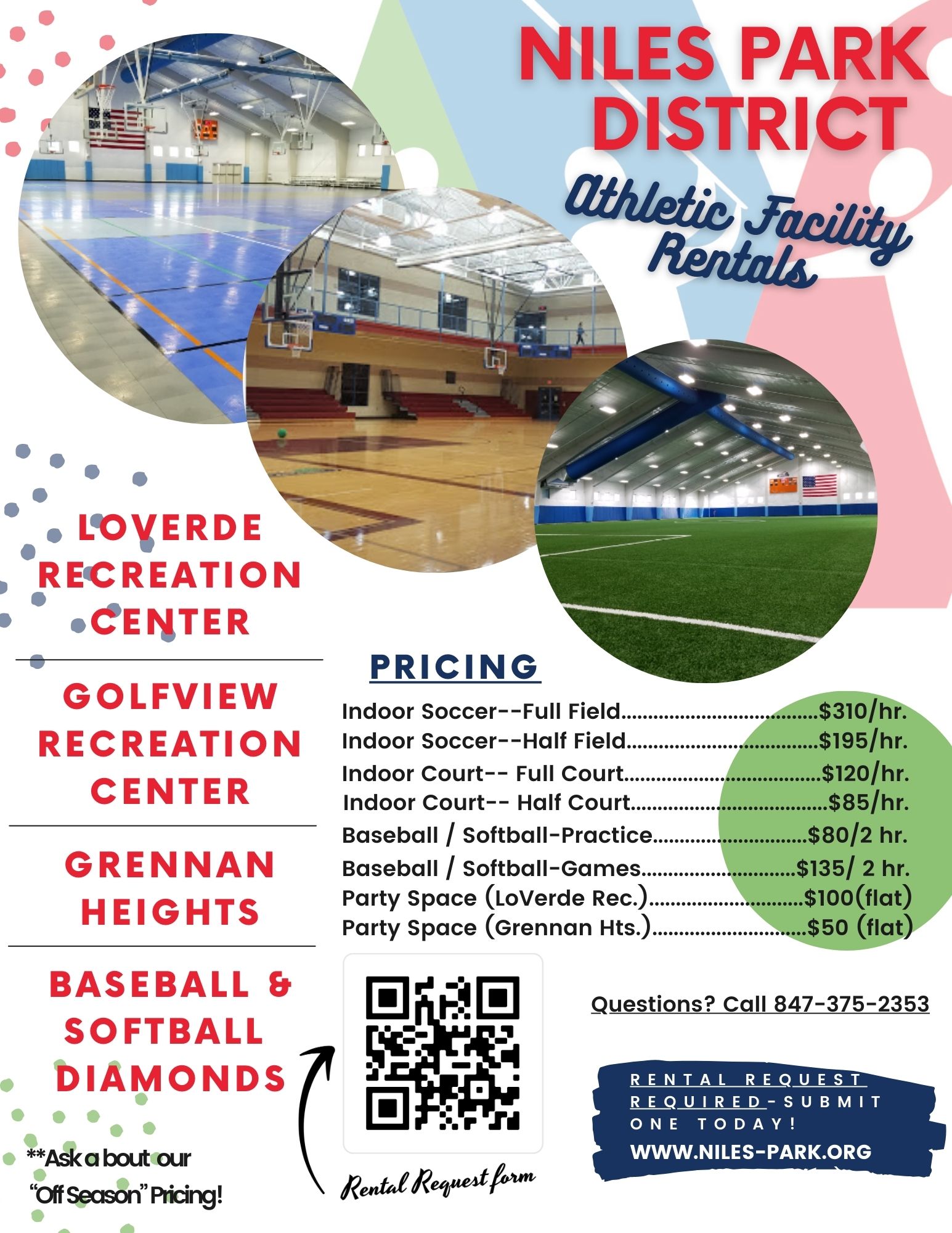 Athletic Facility Rental Flyer 3