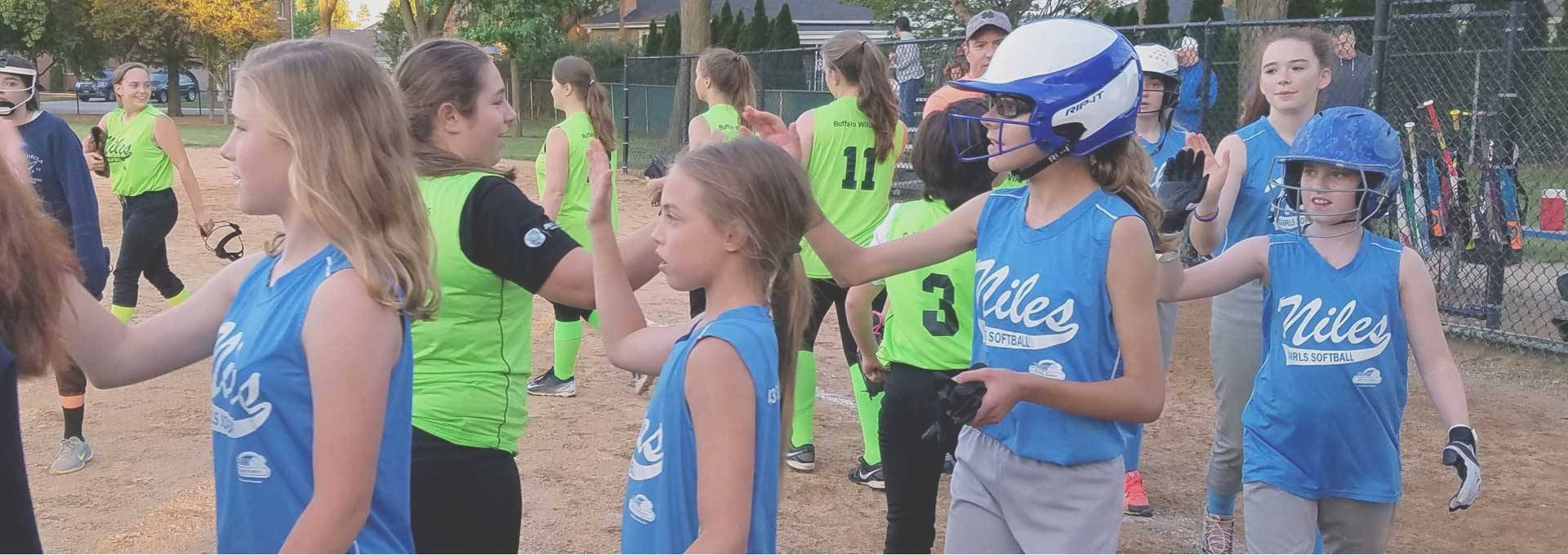 Niles Park District Girls Softball Spring 2024